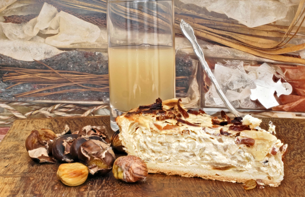 Neuer Wein und Zwiebelkuchen Neuer Wein und Zwiebelkuchen