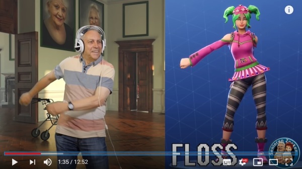 Peter beim Spielen von Fortnite Peter beim Spielen von Fortnite