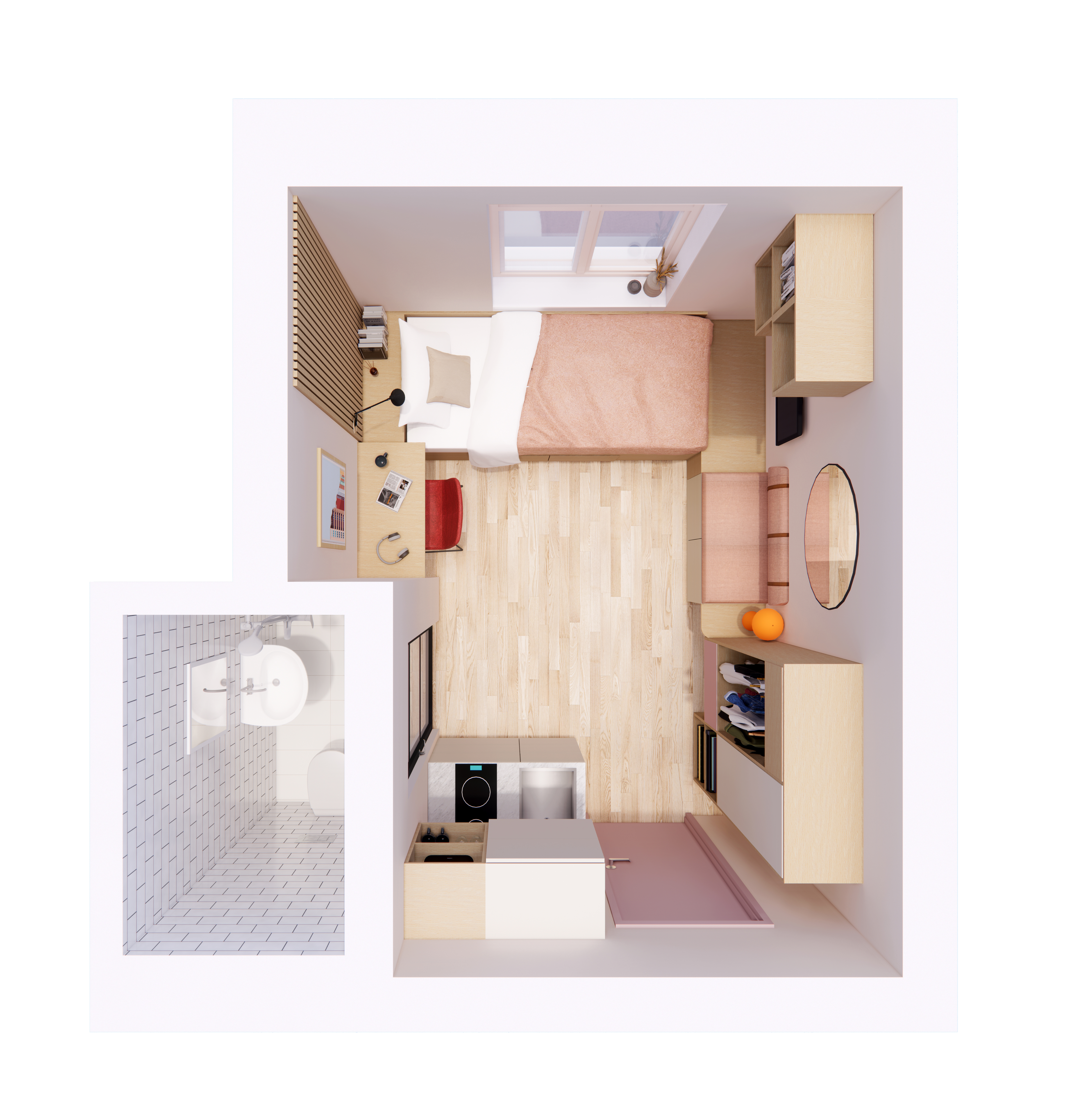 Plan d'étage de l'appartement