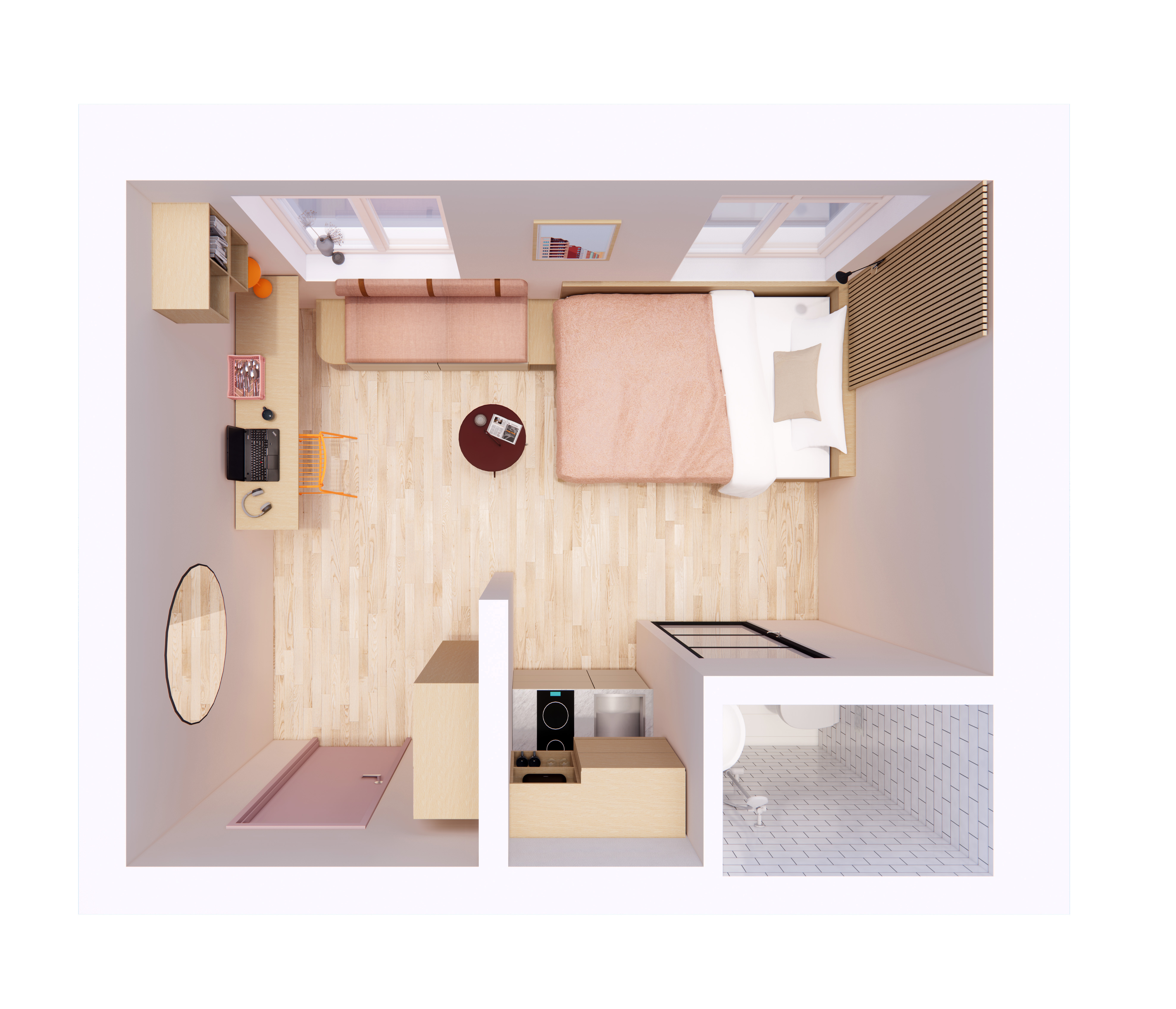 Plan d'étage de l'appartement