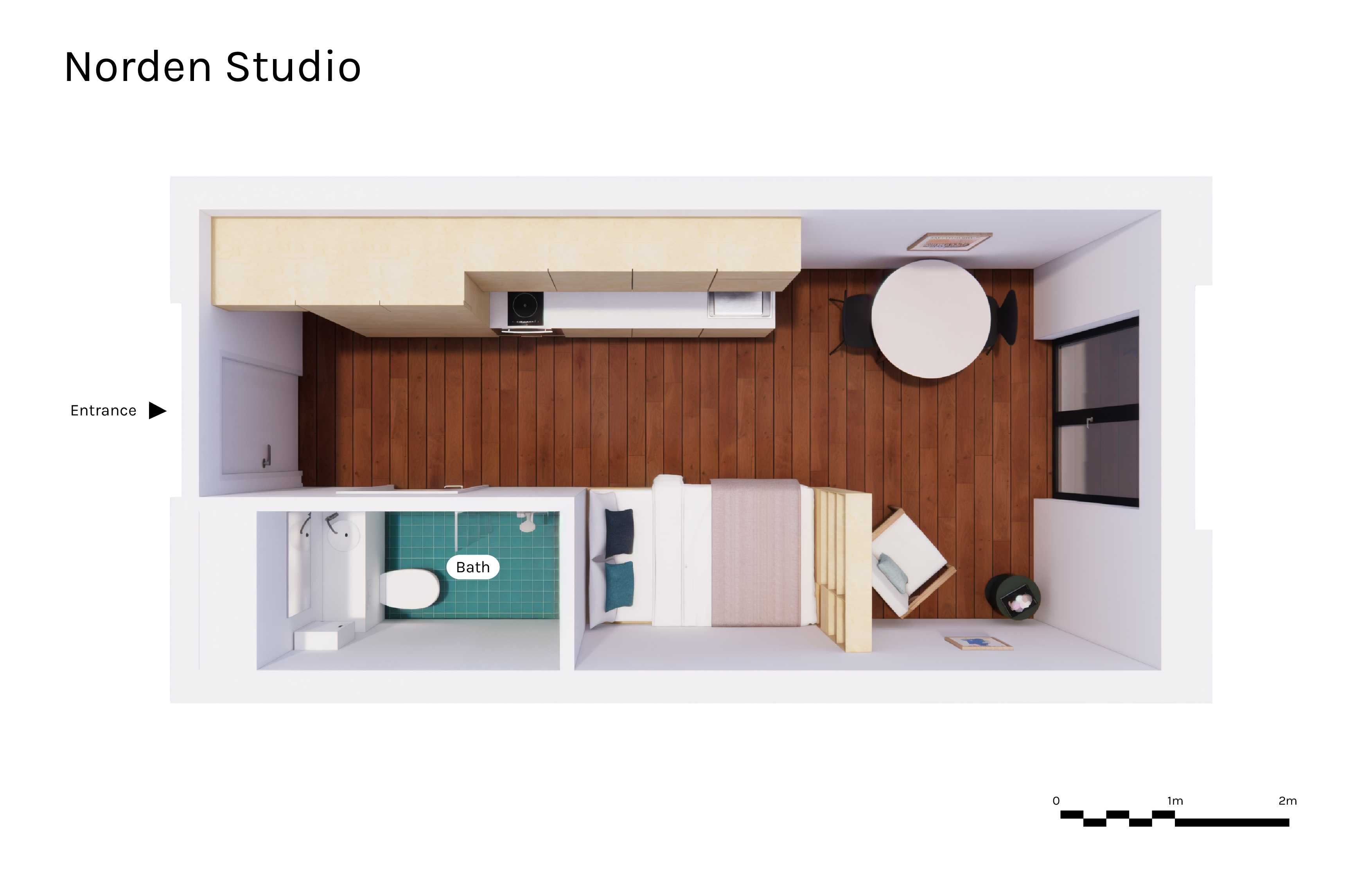 Plan d'étage de l'appartement