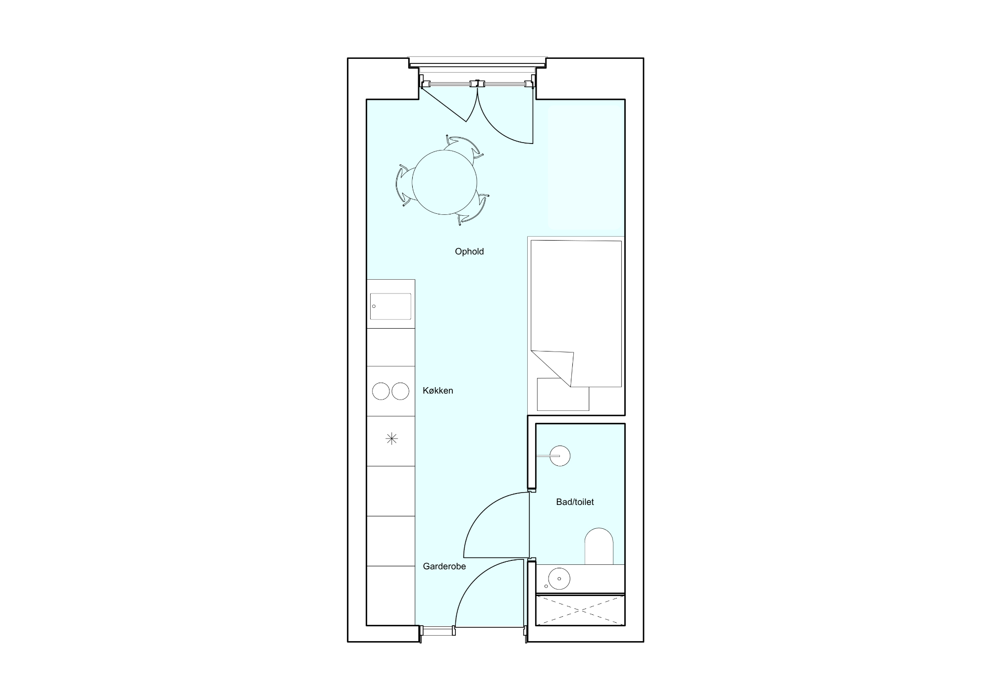 Plan d'étage de l'appartement
