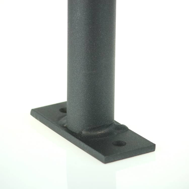 Tubolario anthracite posts with welded plate For Classic 2000 panels and more!