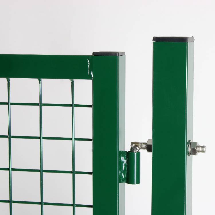 Driveway green Garden gate With stainless steel accessories