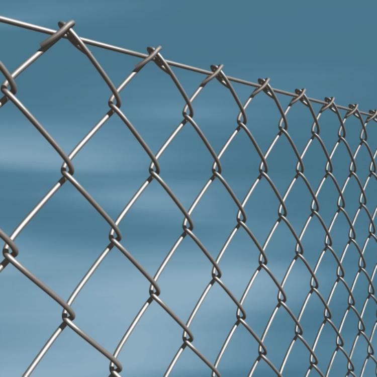 Galvanized chain link The traditional mesh