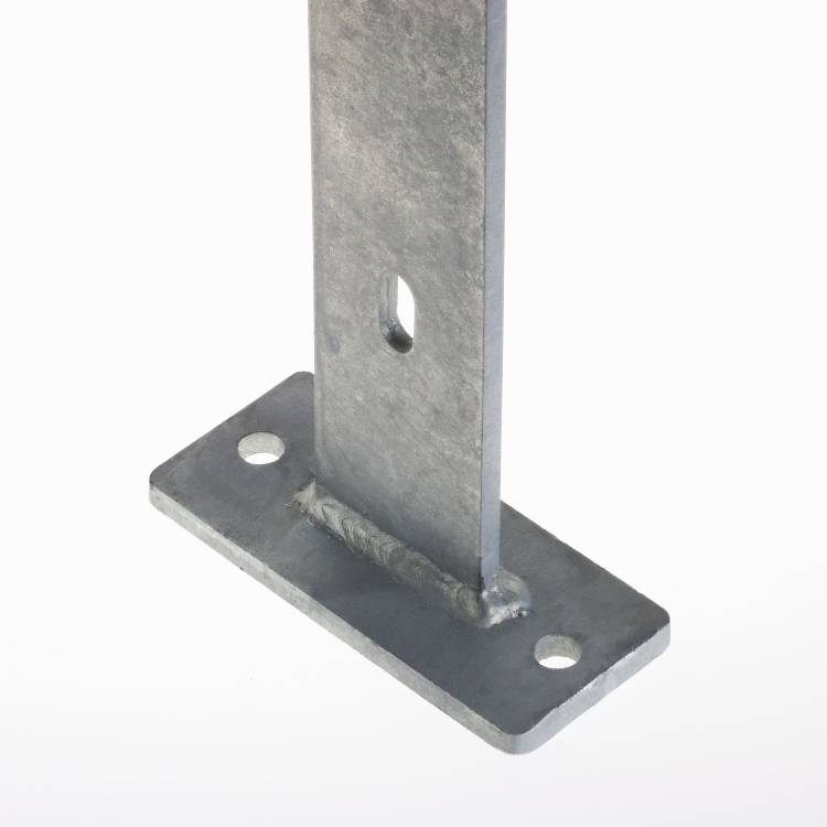 Post For electro forge-welded grating