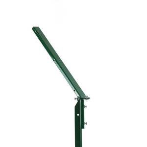 Bavolet à angle vert pour poteau T35 Bavolet à 45 ° réglable