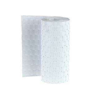 Bande brise-vue blanc Résine tressée en bande pour panneau rigide