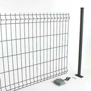 Kit 20 mt. clôture à panneaux rigides Classic anthracite avec collier Facile et économique