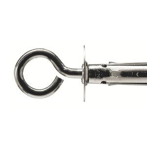 Cheville Casa en acier avec oeillet Pour fixer au mur votre clôture