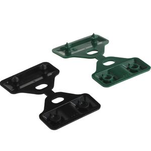 Clip de fixation vert à 2 pointes Pour fixer brise-vues et toiles