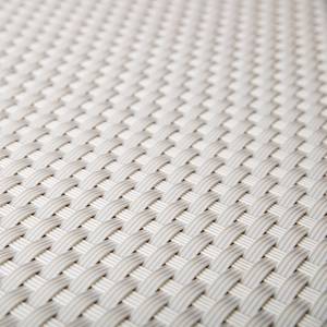 Brise-vue en résine tressée blanc Poly rotin au mètre