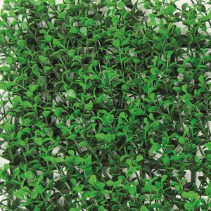 Divy 3D Panel Buxus Intense Haie synthétique en feuilles de buis vert foncé en modules à composer