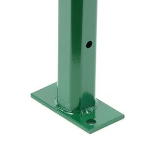 Jardipoto vert Le poteau avec platine pour Jardipano