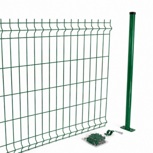 Kit 20 mt. recinzione a pannelli Classic verde con collari Il modo per recintare con i pannelli, più facile ed economico