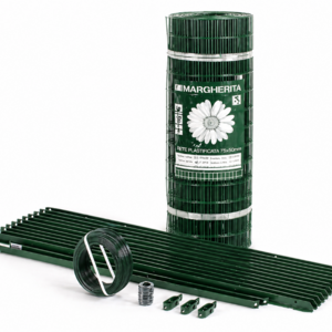 Kit 25 mt. pour clôture sur terrain électro soudée Plus pratique et plus économique