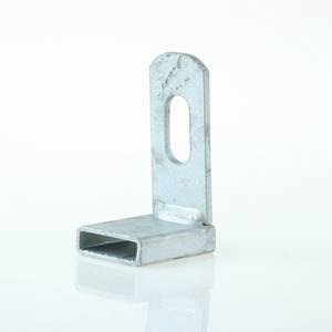 Line adapter bracket For electro forge-welded grating