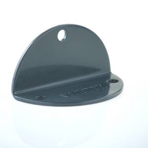 Platine de fixation pour jambe de force gris Pour fixer sur muret les jambes de force avec classe