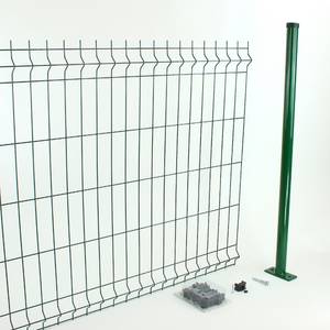 Kit 20 mt. clôture à panneaux rigides Classic vert avec joints autoforants Facile et économique