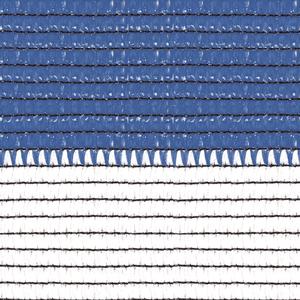 Soleado sport blanc et bleu Le filet d'ombrage brise-vue à rayures