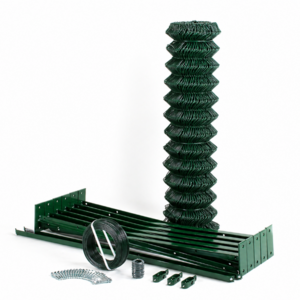 Wall mounted 25 mt chain link mesh fence kit Cheaper and easier