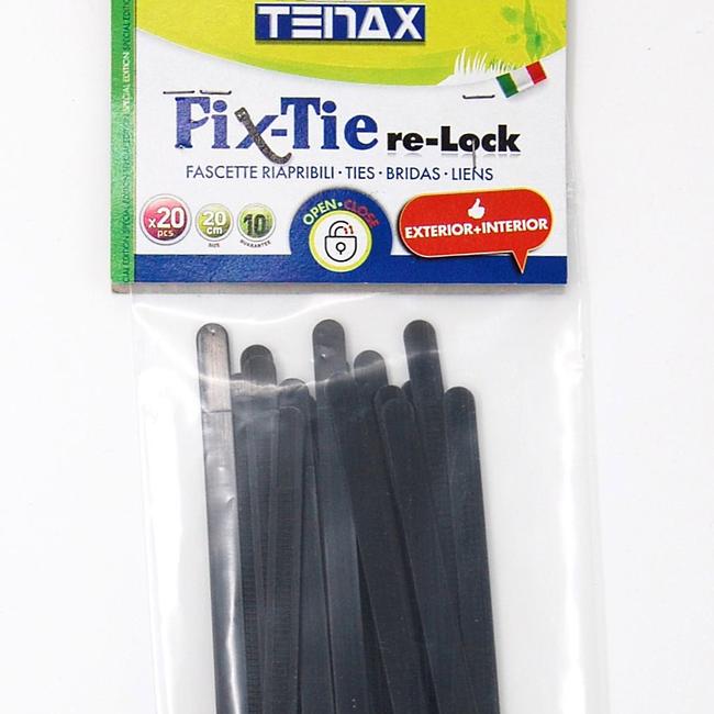 Fix-Tie Re-Lock Re-usable plastic ties