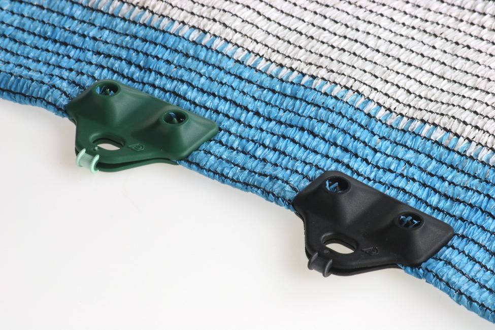 2 pin green butterfly clips For screening and shading mesh installation