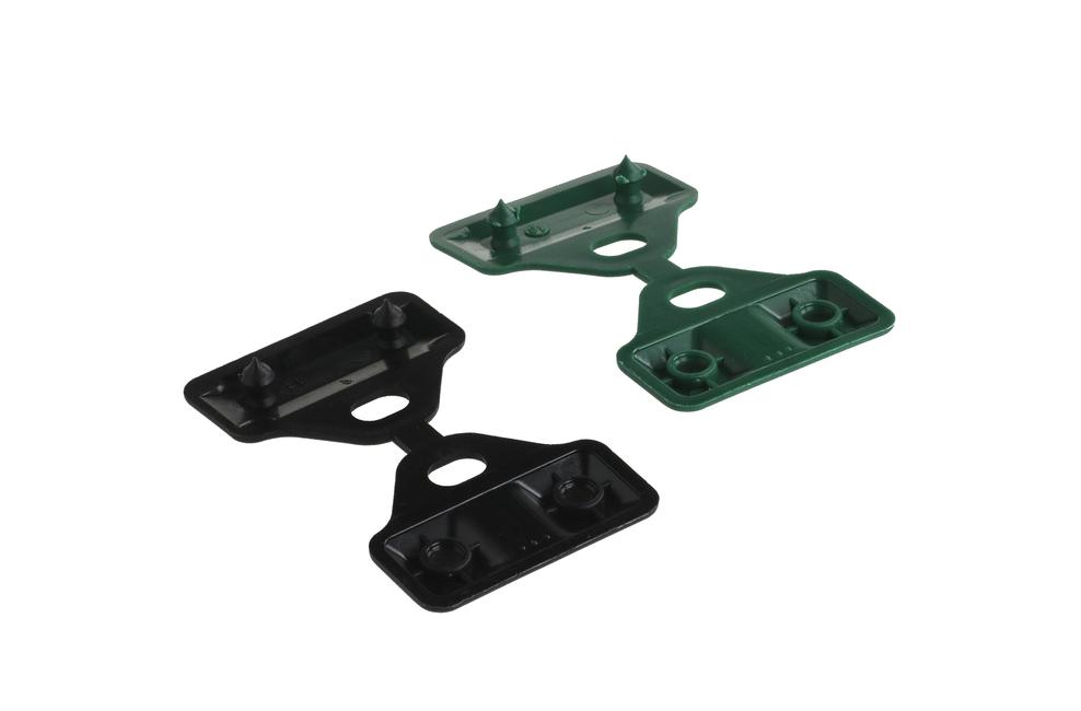 2 pin green butterfly clips For screening and shading mesh installation