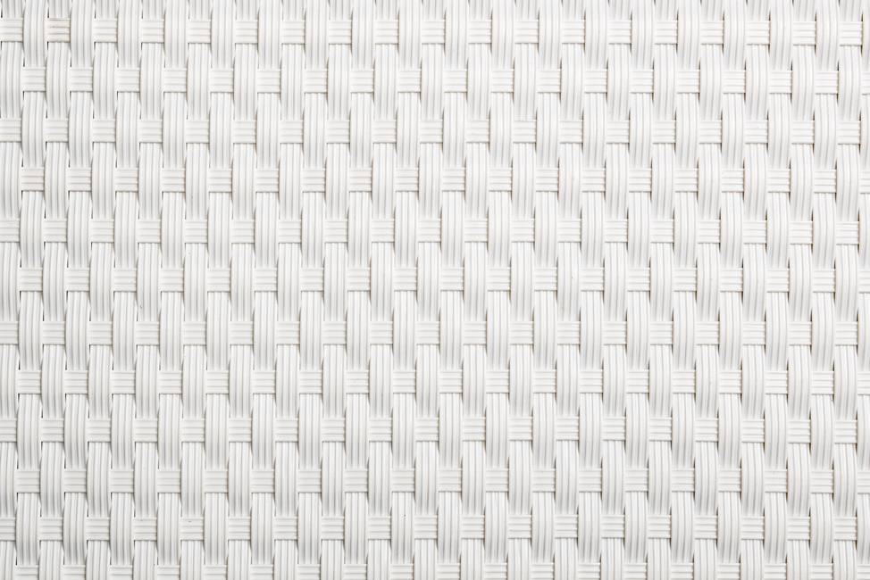 Rattan look white screening Artificial rattan by the meter 