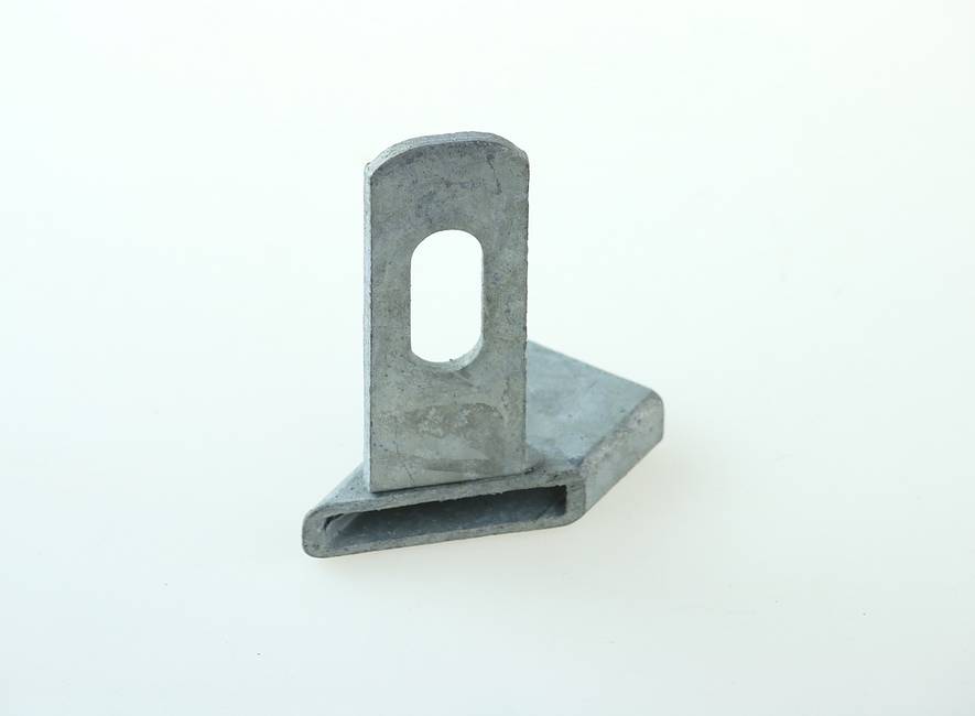 Adapter bracket left For electro forge-welded grating