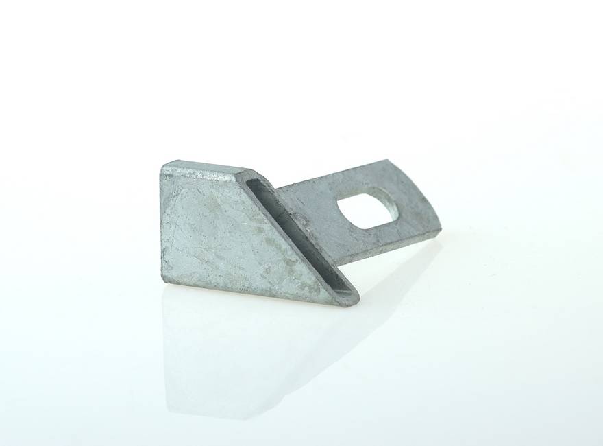 Adapter bracket right For electro forge-welded grating