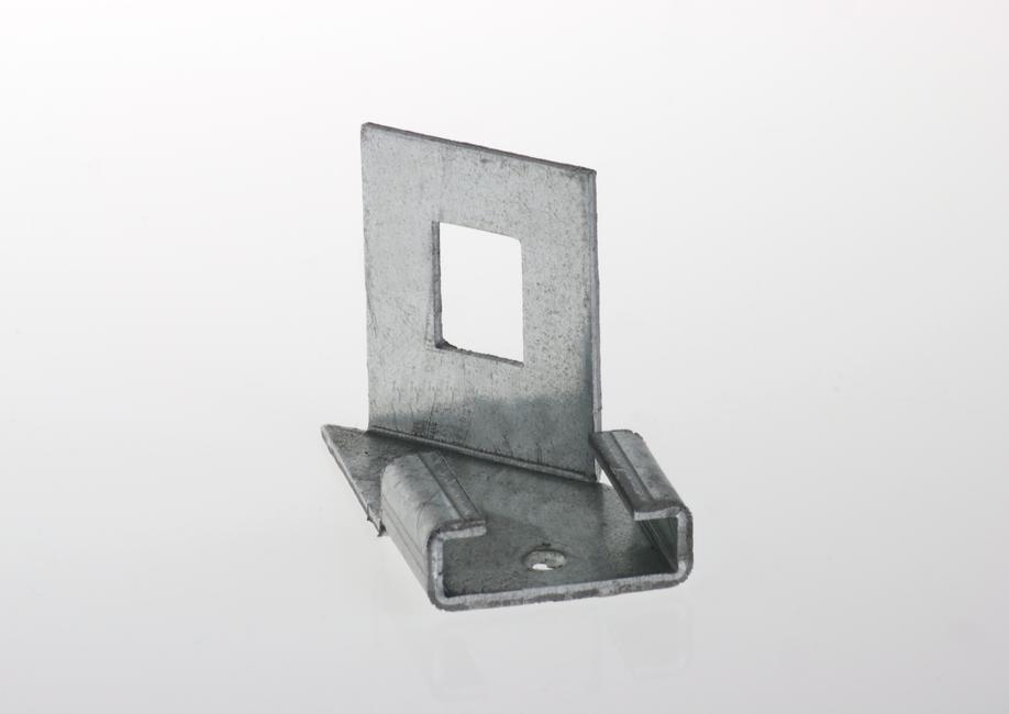 Adapter bracket right For electro forge-welded grating