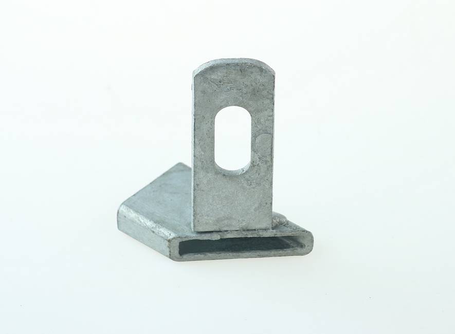 Adapter bracket right For electro forge-welded grating