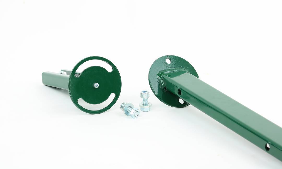 Bavolet à angle vert pour poteau T35 Bavolet à 45 ° réglable