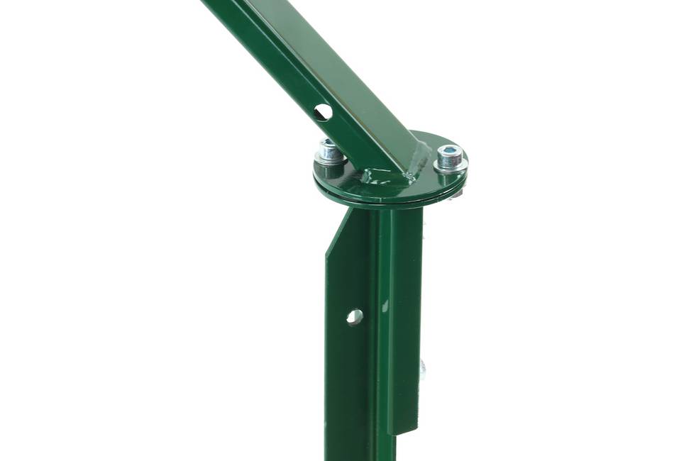 Bavolet à angle vert pour poteau T35 Bavolet à 45 ° réglable
