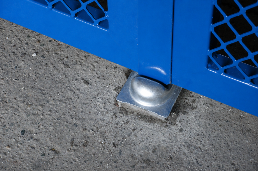 Arresto per battente a cementare Per cancelli a due battenti da cementare