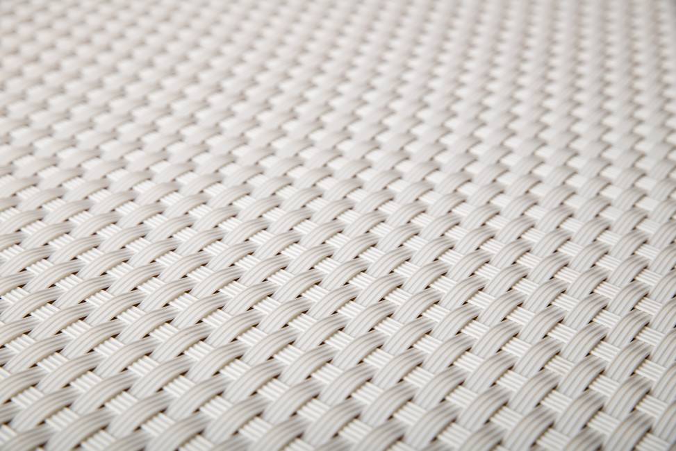 Fence panel strip rattan look white Rattan look strip for panel