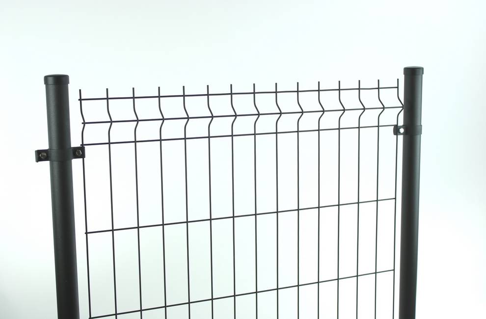 Tubolario anthracite posts with welded plate For Classic 2000 panels and more!