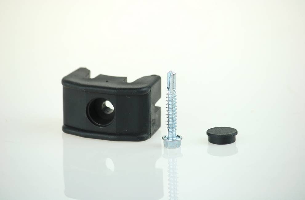 20 mt kit Classic 2000 anthracite panels with polypropylene fixing Easy and cost-effective