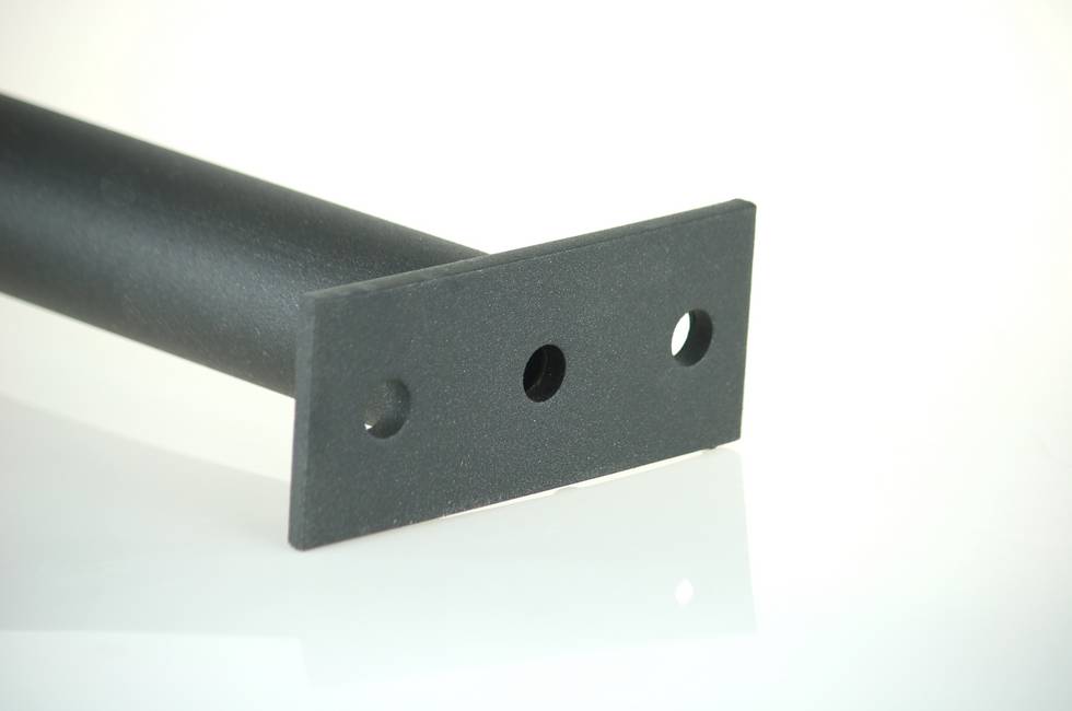 Tubolario anthracite posts with welded plate For Classic 2000 panels and more!