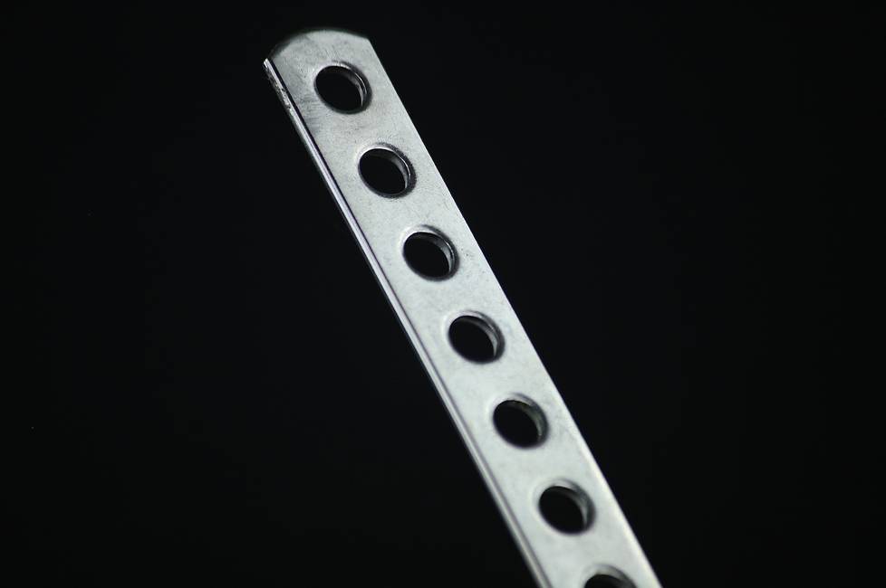 Stainless steel plate with 9 holes Designed for Copertec fall protection system 