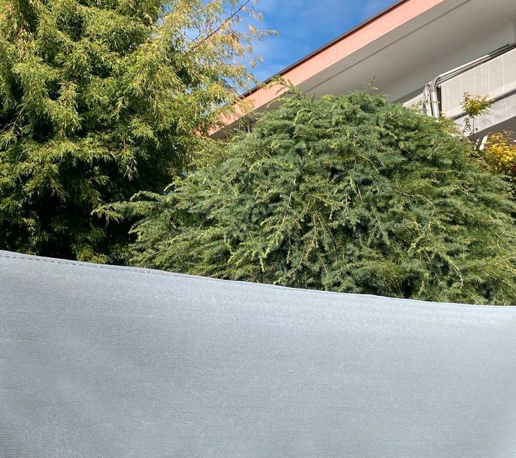 Elegant gris clair Brise-vue à occultation totale