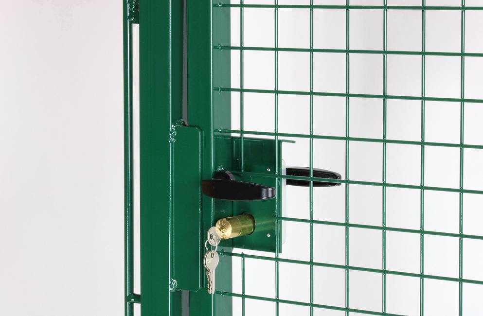 Portail standard gris 1 battant Le portail robuste