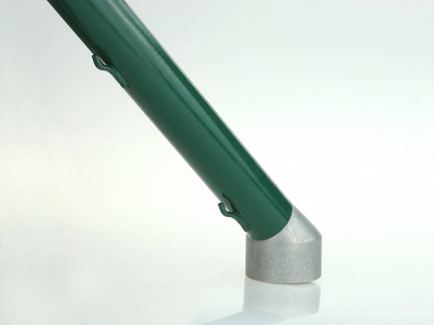 Inwards Ø 60 mm round post extension Added protection against intruders for round posts