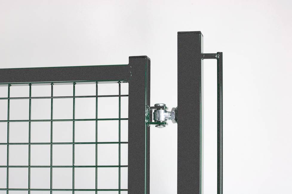 Portail standard gris 2 battants Le portail robuste