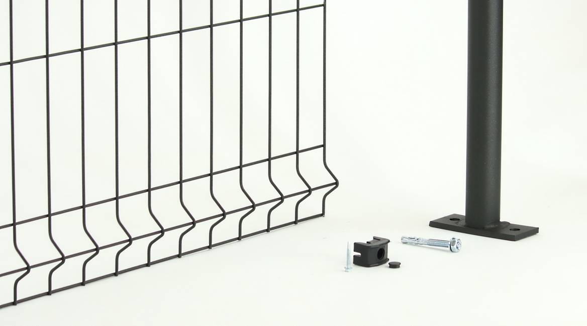 20 mt kit Classic 2000 anthracite panels with polypropylene fixing Easy and cost-effective