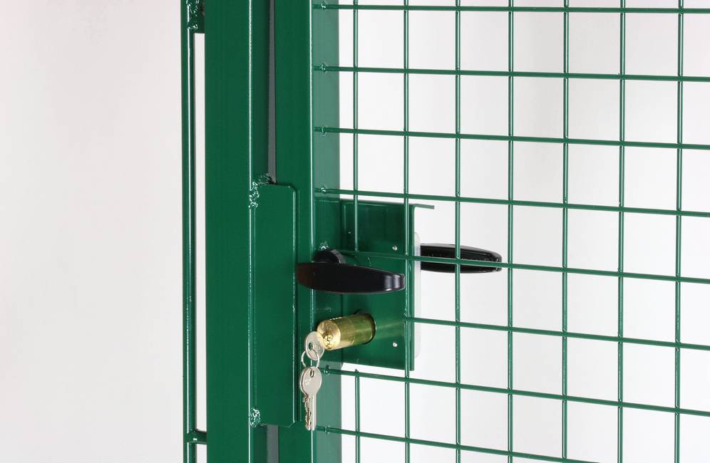 Portail standard gris 2 battants Le portail robuste