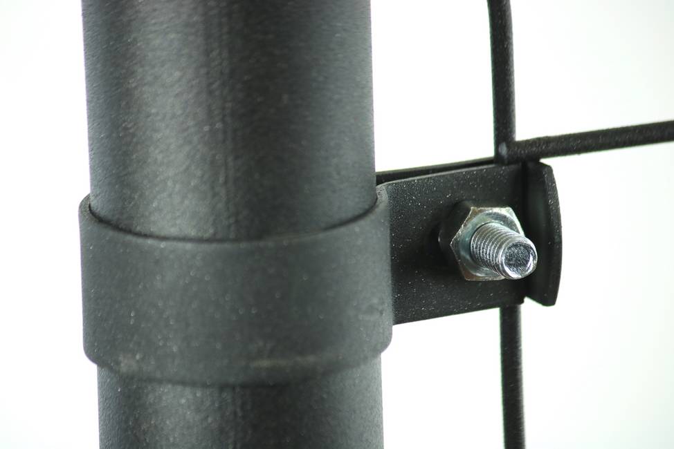 Kit de fixation de colliers simples anthracites Pour la fixation des extrémités du système Classic 2000