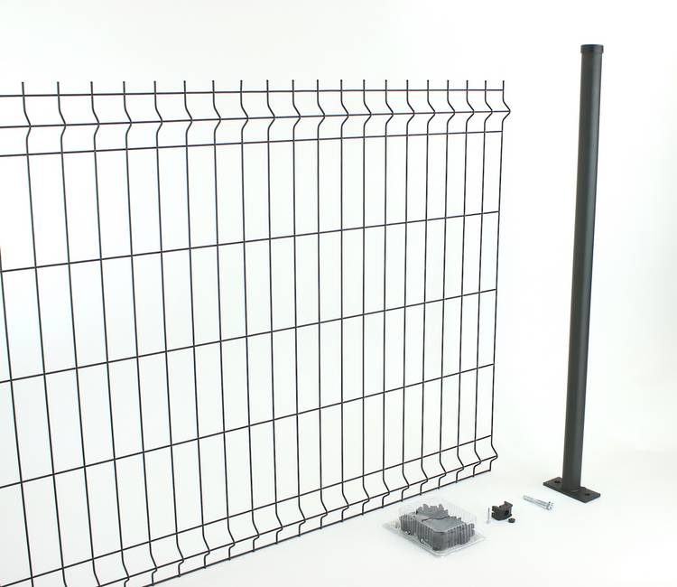 20 mt kit Classic 2000 anthracite panels with polypropylene fixing Easy and cost-effective
