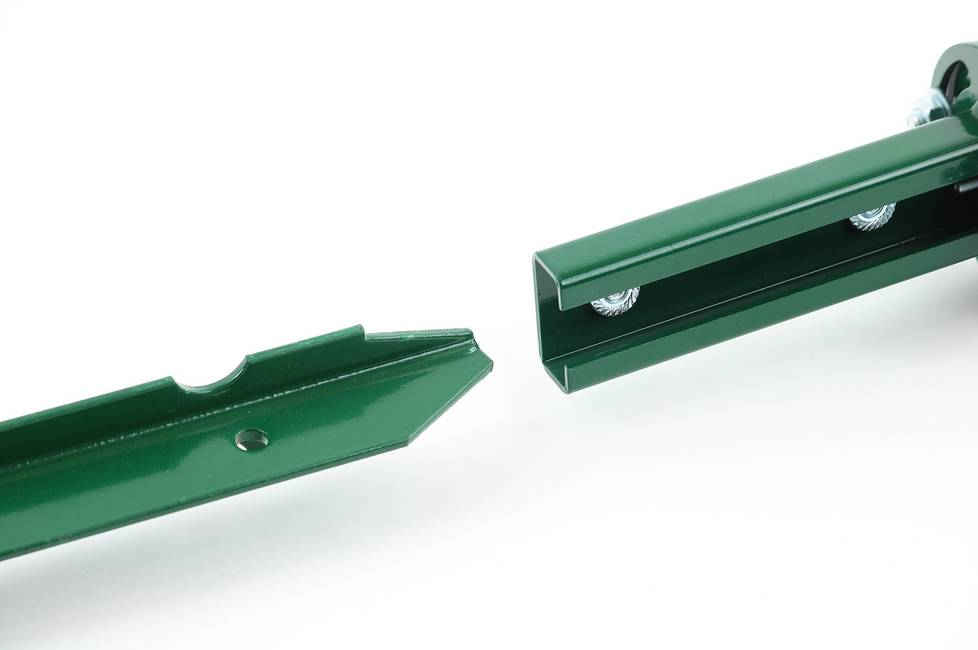 Green ajustable T35-post extension 45° plug-in extension